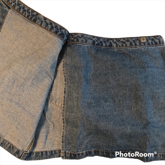 Denim wrap skirt Forever 21 - Picture 3 of 4